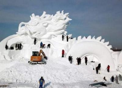 جشنواره داغ سازه های یخی در چین و بازار سرد گردشگران خارجی