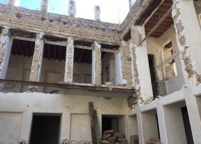 خبرنگاران بازسازی عمارت تاریخی هنری در بافت تاریخی بوشهر شروع شد