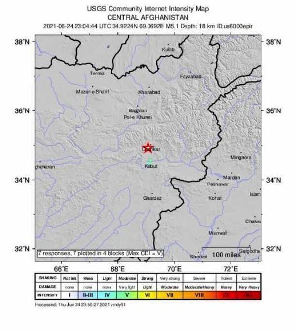 زلزله 5.1 ریشتری در پایتخت یکی از کشورهای همسایه ایران!