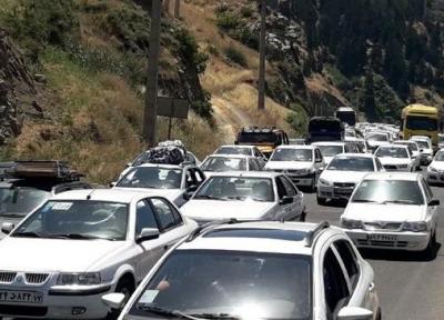 ترافیک سنگین در بعضی مقاطع محور کندوان و آزاد راه کرج ـ قزوین ـ کرج، آزادراه تهران ـ کرج ـ تهران پرترافیک ترین جاده کشور شد